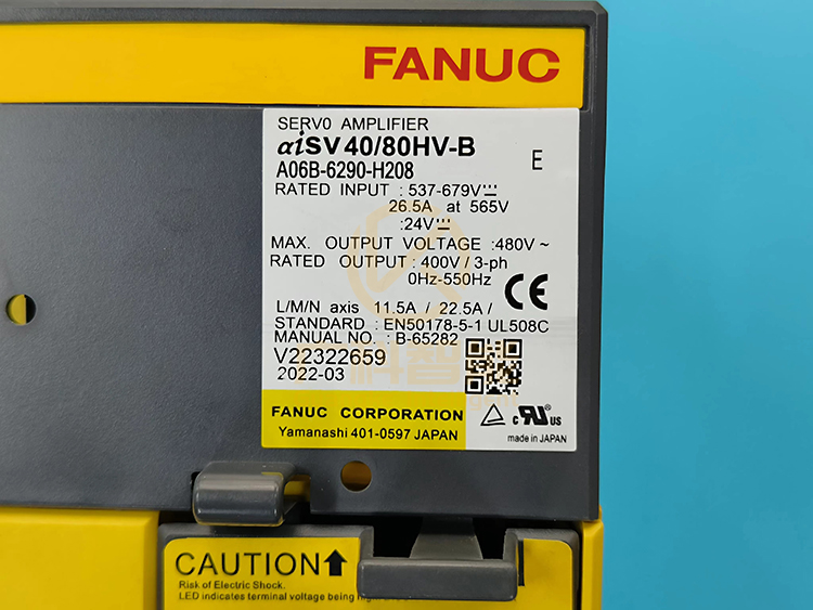 FANUC放大模塊A06B-6290-H208 αisv 40/80HV-B FANUC放大模塊A06B-6290-H208 αisv 40/80HV-B